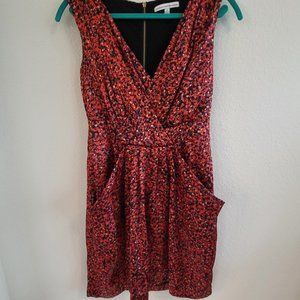 Red Sleeveless Cocktail Dress